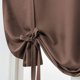 thumbnail image 5 of Zhuge Cortina opaca con lazo, aislante térmico, ajustable, para ventanas pequeñas, con bolsillo para barra (46" x 63", café), 5 of 5