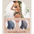 thumbnail image 3 of CF Leopard Print Womens Underwear Sexy Lace Bikini Panties Pack Stretch Women's Hipster Panties, Soft Comfort Ladies briefs Smooth Animal Print Underpant(4C,L), 3 of 7