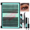 thumbnail image 2 of Amzgirl Lash 144pcs DIY Lashes Extensions Kit with Bond and Seal Tweezer and Remover Lash Kit DIY Cluster Lashes Fullfy Lashes, 2 of 5