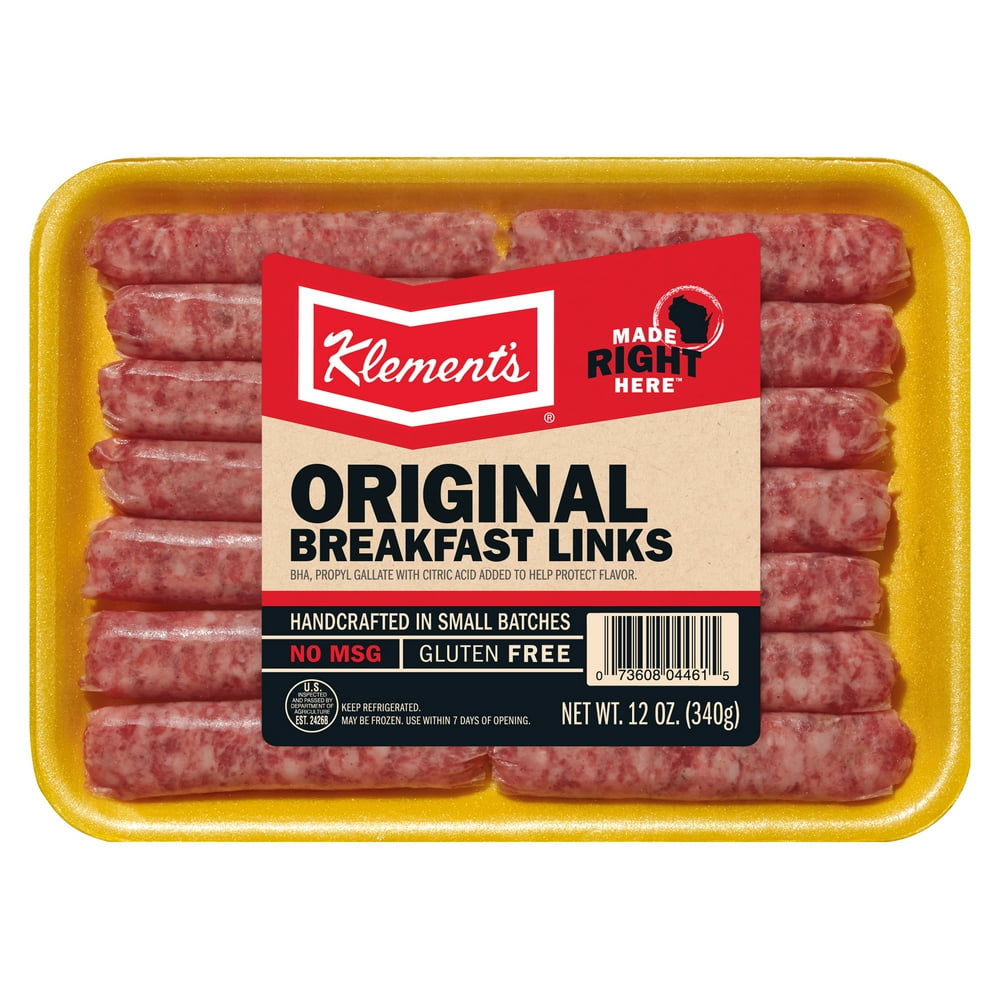 Klement's Original Breakfast Sausage Links, 12 oz