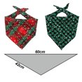 thumbnail image 2 of Christmas Dog Bandana Pet Bandana Triangle Bibs Kerchief Compatible With Small Medium Large, 2 of 5