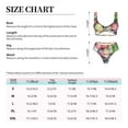 thumbnail image 4 of Kdxio Easter Eggs Print Women's 2 Piece High Waisted Wrap Spaghetti Strap Summer Swimsuit Bikini Set-X-Large, 4 of 7