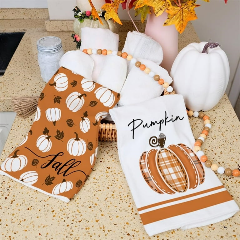 Kitchen Towels Thanksgiving Bathroom Towels Set Of Fall - Main Image
