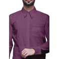 thumbnail image 2 of BESTMAN Cotton Formal Shirts For Men Slim Fit Printed Full Sleeve Shirts For Men, 2 of 5
