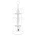 thumbnail image 5 of ToppiJoy 3 Tier 12 Pockets Rotating Greeting Card Rack, Floor Stand Pocket Holder for Gift Card Display Stand (White), 5 of 17