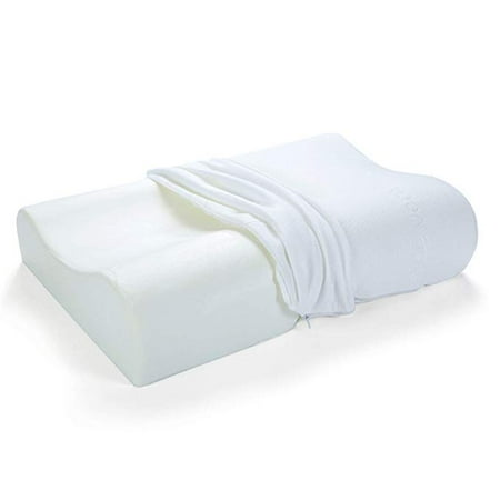 Beyace Contour Mold Memory Foam Pillow With Removable Zippered