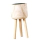 thumbnail image 4 of Maceta de madera con soportes Soporte decorativo para macetas Exhibición rústica Elegante Pequeño Sharpla Soporte para macetas, 4 of 8