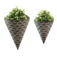 thumbnail image 1 of Stratton Home Decor Set of 2 Olive Bucket Wall Planters, 1 of 6