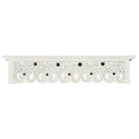 Fetco 24 In By 5 In Calber 24 Inch White Decorative Shelf