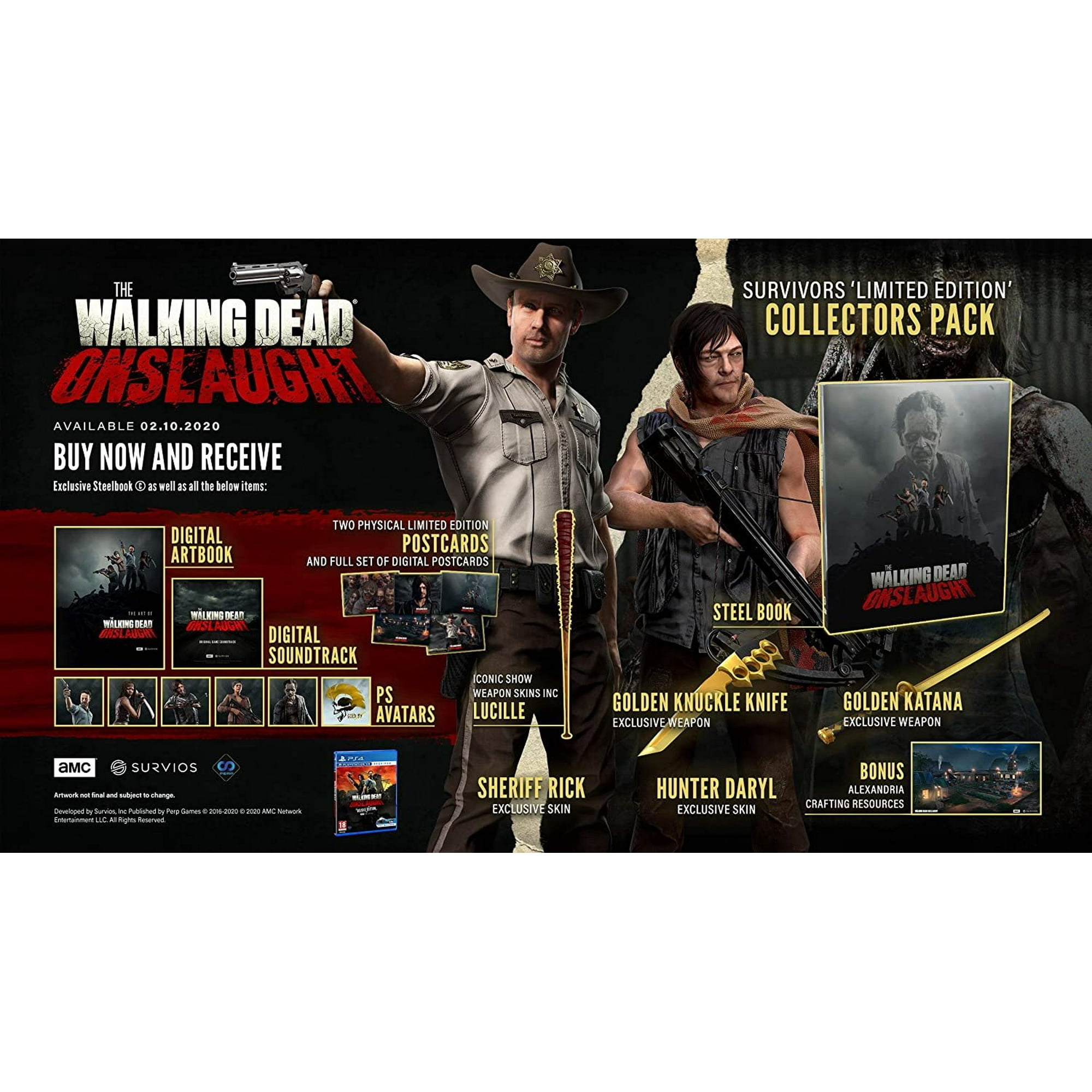 Rick Grimes Walking Dead Onslaught Oculus Quest Twd Action Figures