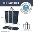 thumbnail image 2 of Cesto de ropa sucia CleverMade, plegable, 64 L, paquete de 2, 2 of 8
