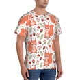 thumbnail image 2 of Vsdgher Squirrel And Print Men's Dry Fit Mesh Athletic Shirts Moisture Wicking Tennis T-Shirt Tops, 2 of 9
