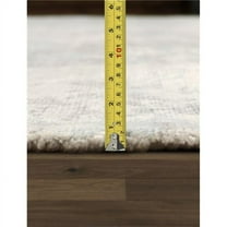 Pasargad Home Mirage 12' x 15' Hand-Loomed Bamboo Silk Grey/Aqua Rug - All Ages, Indoors