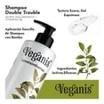 thumbnail image 3 of Shampoo Veganis Double Trouble 400ml, 3 of 3