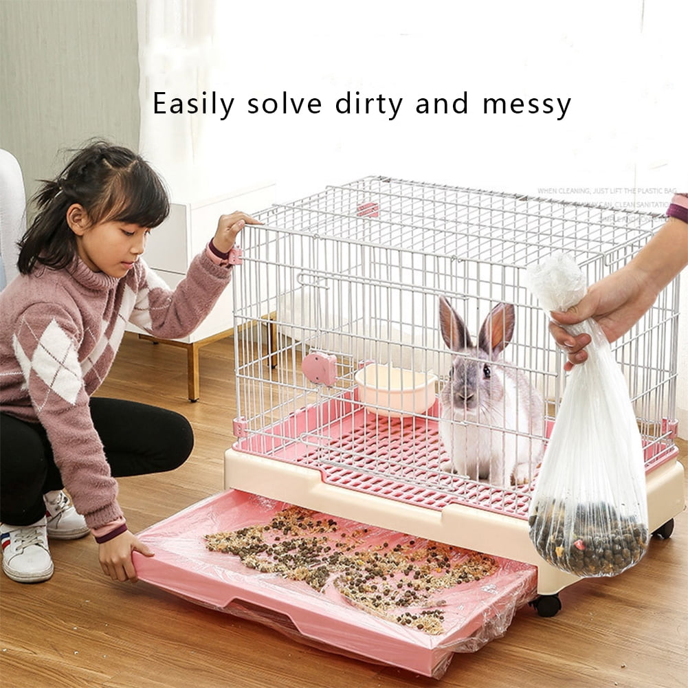 Universal Rabbit Guinea Pig Cage Chassis Film Disposable Easy Removal