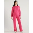 thumbnail image 5 of Scoop Women's and Women's Plus Ultimate Scubaknit Cropped Sweatshirt with Drop Sleeves, Size XS-4X, 5 of 5