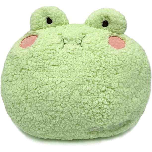 Almohada de felpa de rana JanHm 13.7 pulgadas