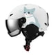 thumbnail image 5 of Casco de nieve con visera deportiva con gran ángulo antivaho, gafas de nieve cálidas y respetuosas con la piel, protección para la cabeza para esquiar, 5 of 8