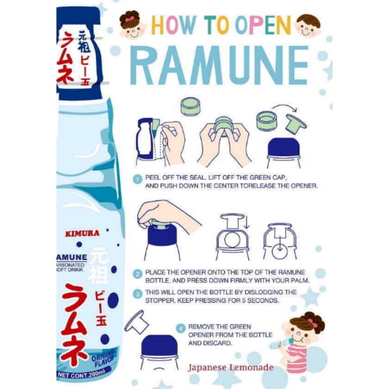 Hata Ramune Soda Pineapple Flavor 200ml 2-Packs - Walmart.com
