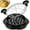 Black, variant on Vruelia Chicken Shredder Ergonomic Handle Meat Grinder Non-Slip Shredding Tool Twist Shredding Tool with Brush Shredding Tool Twist Clear Lid Shredding Tool Twist Dishwasher Safe White