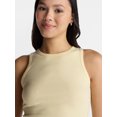 thumbnail image 4 of No Boundaries Ribbed High Neck Tank Top, Women's XXS-XXL, 4 of 5