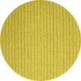 thumbnail image 1 of Ahgly Company Machine Washable Indoor Round Abstract Yellow Contemporary Area Rugs, 7' Round, 1 of 4