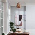 thumbnail image 4 of Grant 1-Light Flush Mount Ceiling Light, Matte White, Twine Shade, 4 of 9