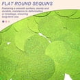 thumbnail image 3 of Uxcell 50 Pcs Flat Round Sequins 50mm/2 Inch Loose Paillettes Craft Sewing Sequins with Single Side Hole for DIY Embroidery Clothing Jewelry Making, Laser Light Green, 3 of 6