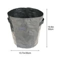 thumbnail image 3 of Potato Planter PE Container Bag | Reusable Lightweight Grow Pot with Side Window | Drain Holes for Better Growth | Double Handles | 35x50cm | Home Garden Balcony Use, 3 of 9