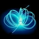 thumbnail image 1 of Tira de luces de neón MaxLax EL Wire azul hielo de 5 m con paquete de baterías, 1 of 7