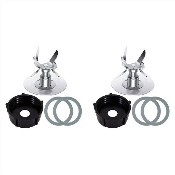 2X Piezas de Repuesto para Osterizer Cuchillas de Licuadora con Parte Inferior del Vaso de Licuadora 4902 y Cuchilla de FusióN de 6 Puntos 4961