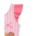 thumbnail image 3 of Sanrio Hello Kitty Toddler Girls One-Piece Swimsuit with UPF 50+, Sizes 2T-4T, 3 of 3