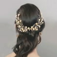 thumbnail image 4 of IKemiter 1 Set Handmade Simple Hairpin Set Geometry Glass Rhinestone Personality Headwear Women Bride Hair, 4 of 8
