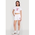thumbnail image 2 of Womens French Terry Bear Graphic Shorts, 2 of 5