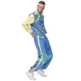 thumbnail image 3 of Disfraz de vestido de fiesta con traje de concha de los 80/90, chándal retro, disfraces de hip hop de los 90, disfraces de los 80 para hombre y mujer, chaqueta y pantalón, 3 of 5