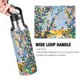 thumbnail image 4 of Yayeee 33oz Insulated Water Bottle Double Wall Stainless Steel with Flip Straw Lid, Colorful Leaves, 4 of 7