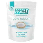 Epsoak Epsom Salt 2lbs - 100% Pure Magnesium Sulfate, Made in USA