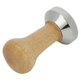 thumbnail image 4 of Tamper De Café, Tamper De Prensa De Café Portátil, Accesorios De Café De 51 Mm Para La Oficina En El Hogar OTVIAP Parte inferior de la plataforma de 51 mm color madera, 4 of 8
