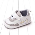 thumbnail image 4 of Uuszgmr Shoes For Boys Gilrs Summer Children Toddler Shoes Sports Round Toe Colorblock Hook Loop Cartoon Dinosaur Pattern Shoes Grey.Size:0-6 Months, 4 of 7