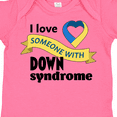 thumbnail image 4 of Inktastic I Love Someone with Down Syndrome Boys or Girls Baby Bodysuit, 4 of 5