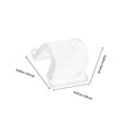 thumbnail image 2 of BEADCEST 100Ud En U Para Coleteros Plástica Transparente Para Accesorios De Cabello Versátiles Y Duraderos, 2 of 8