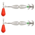 thumbnail image 2 of 2 cebos de pesca con jigging de calamar y anzuelos de pulpo con múltiples agujas Blanco, 2 of 9