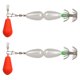 thumbnail image 2 of 2 piezas de calamar Jig con anzuelo Pulpo Jig Señuelo de pesca suave Pulpo de agua salada Blanco, 2 of 8