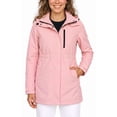 thumbnail image 2 of Wantdo Women's Short Waterproof Autumn Jacket Wind Resistant Removable Hood Rain Coat Outdoor Ski Jacket Pink XL, 2 of 9