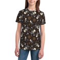 thumbnail image 3 of Wukai Pirate Skulls Youth Unisex Short Sleeve T-Shirt for Boys, Girls, Teens, and Kids-X-Small, 3 of 7