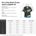 thumbnail image 7 of KLL Halloween night 1 Print Men's Shirt Short Sleeve Button Down Summer Cuba Beach Shirts- 4X-Large, 7 of 7