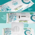 thumbnail image 4 of 6-pack bleach-containing surface cleaning wipes, multi-purpose cleaner for bathrooms, kitchens, offices, 72 soft-flow sheets, fresh scent, no lint and durable, 4 of 4