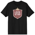 thumbnail image 6 of Lone Star The National Beer of Texas Men's Black Short Sleeve Tee-6XL, 6 of 7