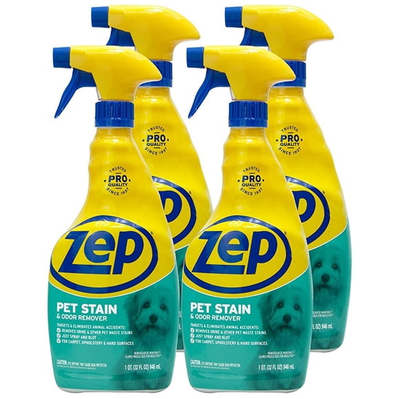 Pet Stain Remover Zep 946 ml Spray Pack of 4