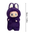 thumbnail image 3 of Winter Clearance Labubu doll POP mart labubu Adorable Plush Purple Bunny Costume Doll Soft and Cuddly Toy for Kids Perfect Gift for Birthdays and Holidays, 3 of 3